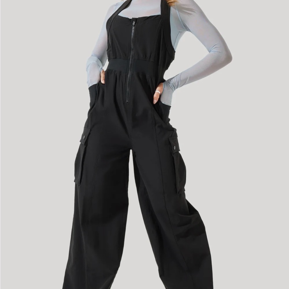 POPFLEX Take A Hike Overalls - Black